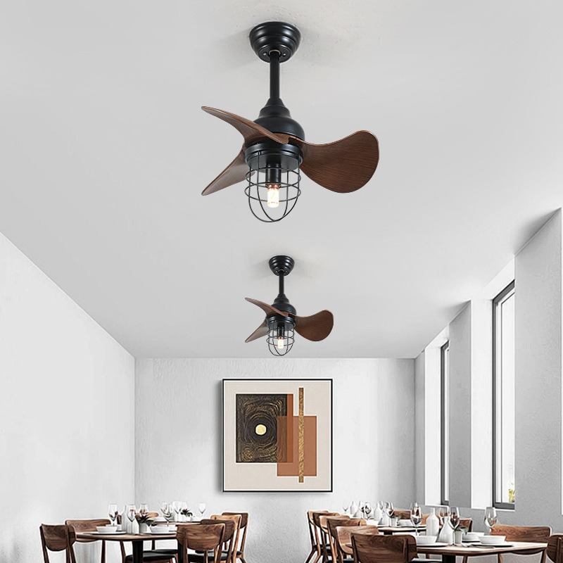 Interior Design Industrial Style - Американские ретро-люстры с вентилятором в индустриальном
