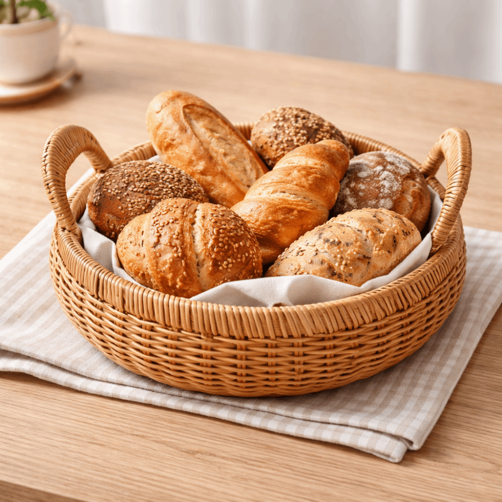 Rattan Tray Handle - Большая корзина для хранения из искусственного