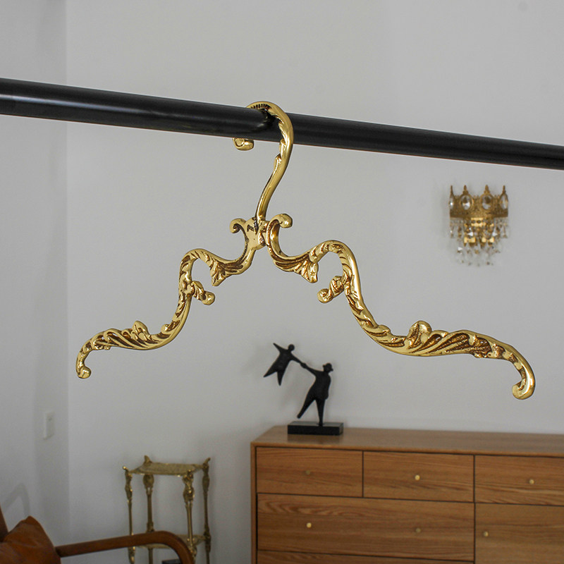 Antique Brass Hook - Винтажная латунная вешалка для одежды премиум-класса,