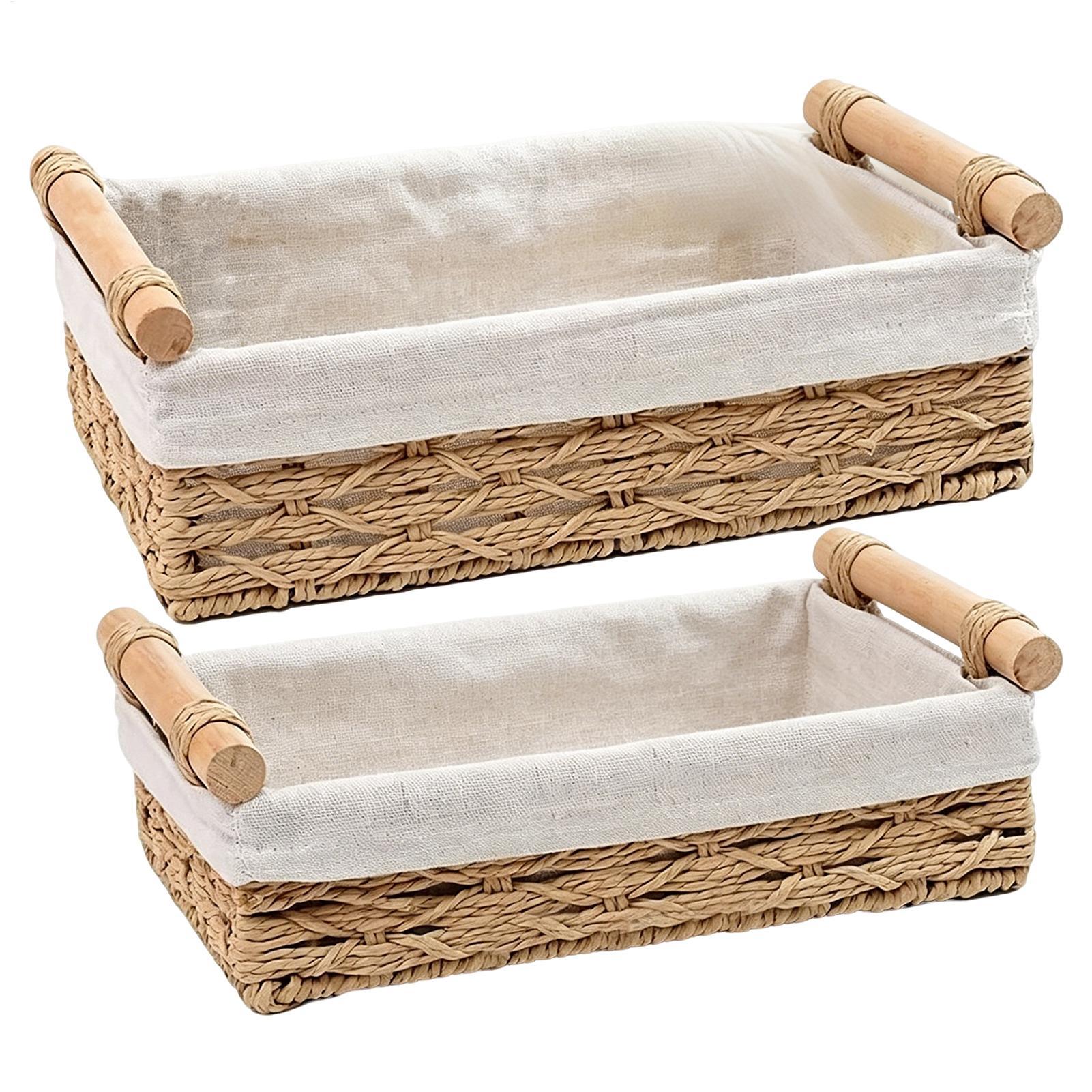 Rattan Tray Handle - Корзина для хранения с ручками и