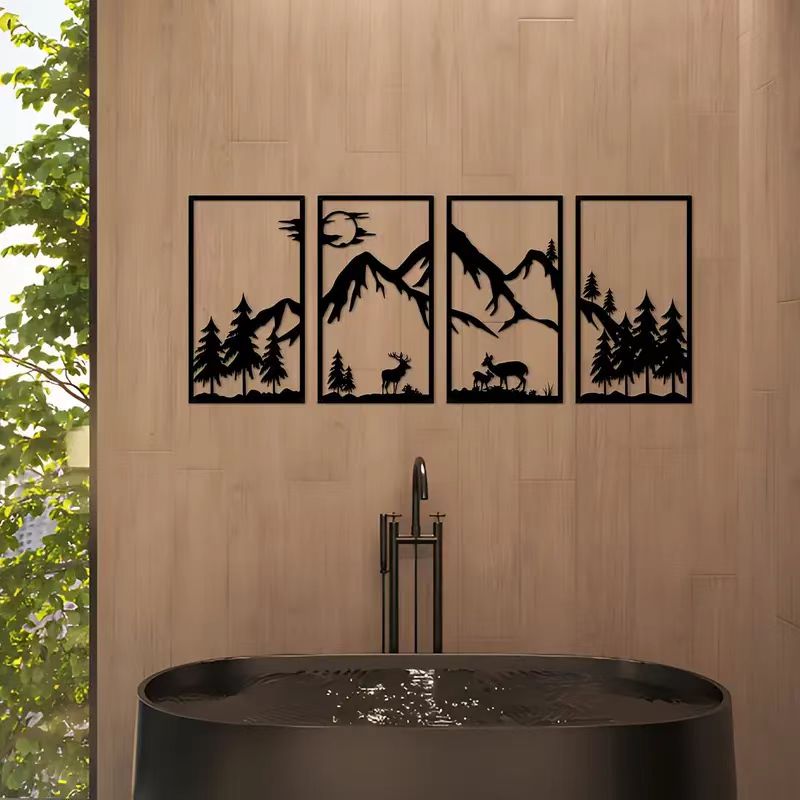 Interior Design Luxury House - nq-2025 Новое роскошное металлическое настенное панно