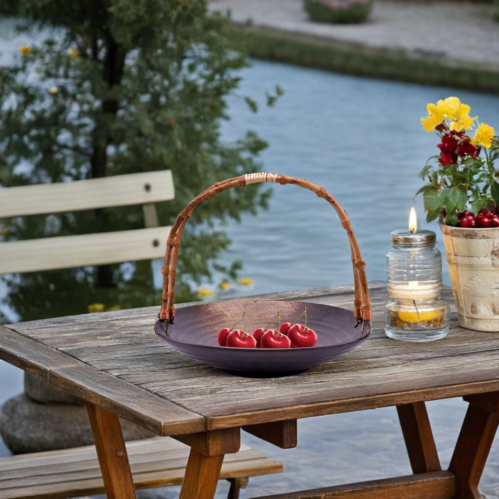 Rattan Tray Handle - Ручка для подноса из ротанга и