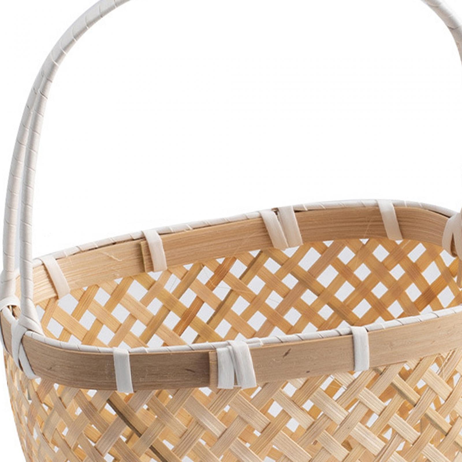 Rattan Tray Handle - Многофункциональная плетеная корзина с ручкой, поднос