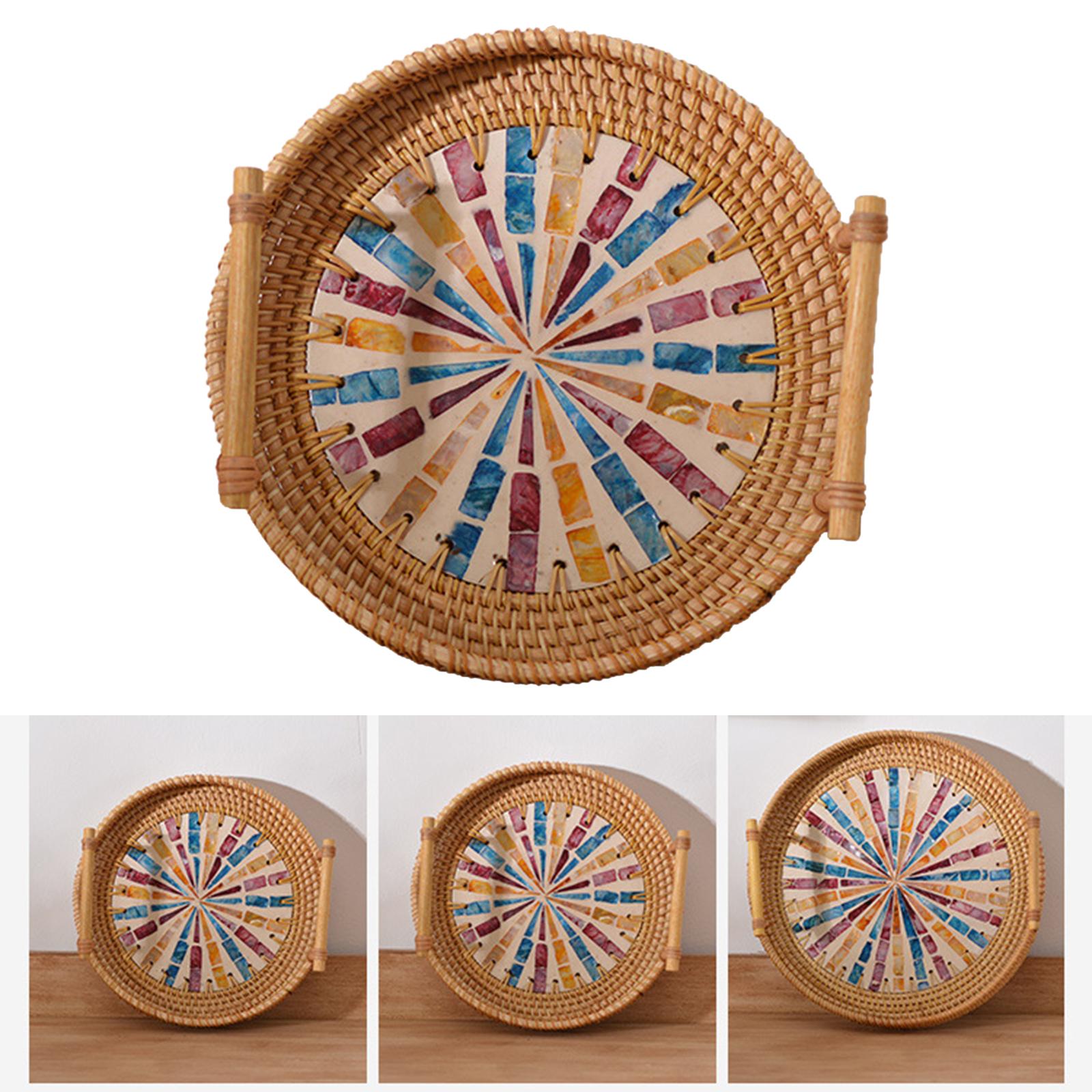 Многофункциональный круглый пл – обзор и цена Rattan Tray Handle