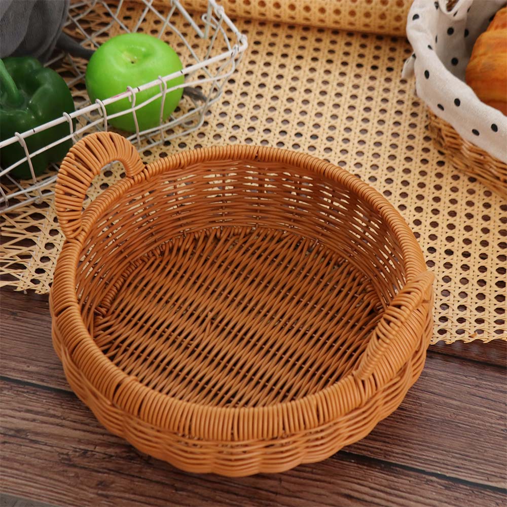 Большая корзина для хранения и – обзор и цена Rattan Tray Handle