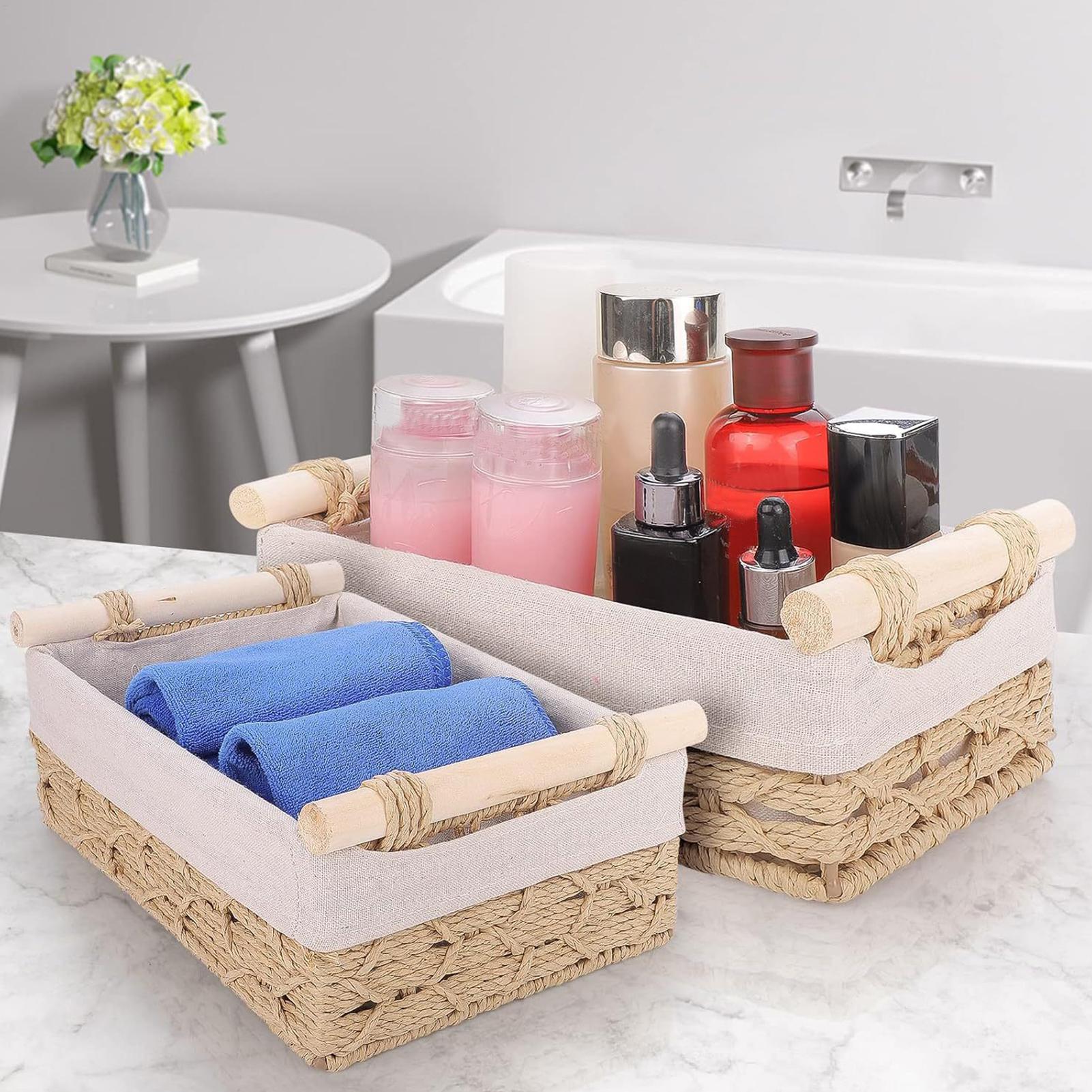 Корзина для хранения с ручками – обзор и цена Rattan Tray Handle