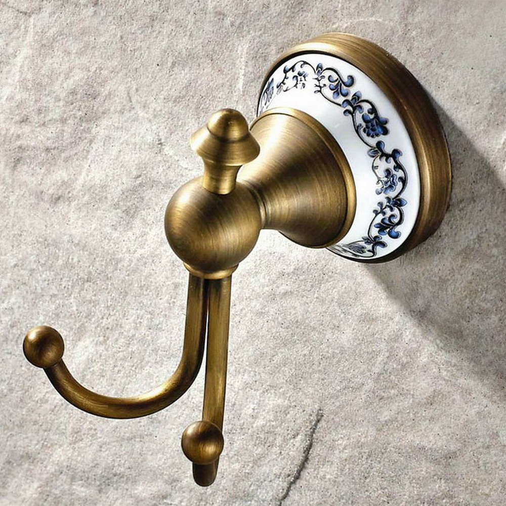 Античная латунь Керамическое О – обзор и цена Antique Brass Hook