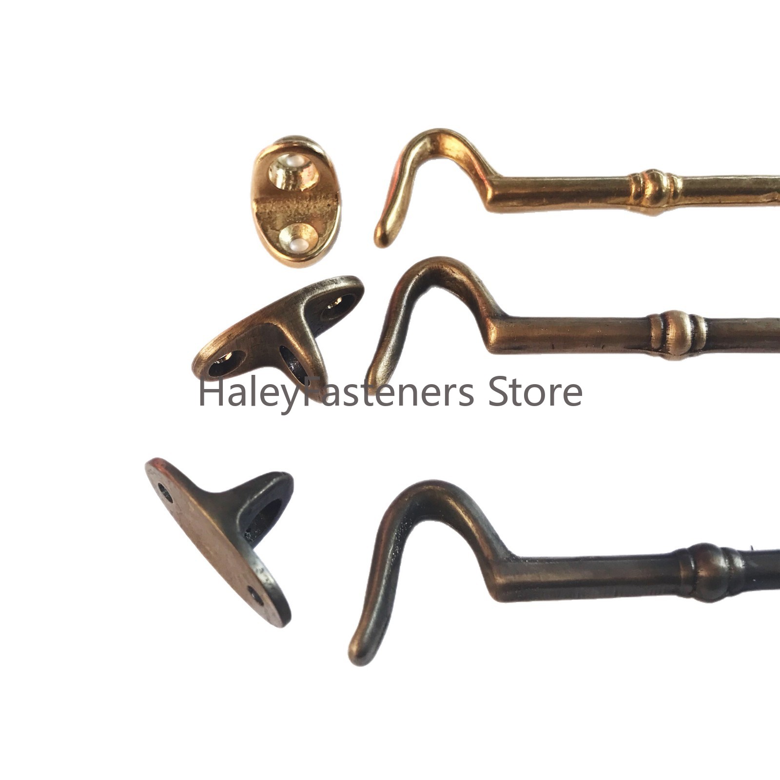 Латунная оконная ручка, медный – обзор и цена Antique Brass Hook