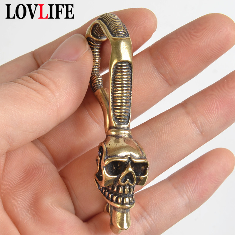 Брелок из цельной латуни с гол – обзор и цена Antique Brass Hook