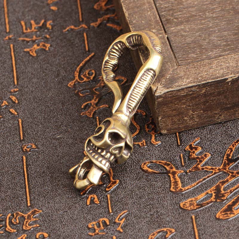 Брелок из цельной латуни с гол – обзор и цена Antique Brass Hook